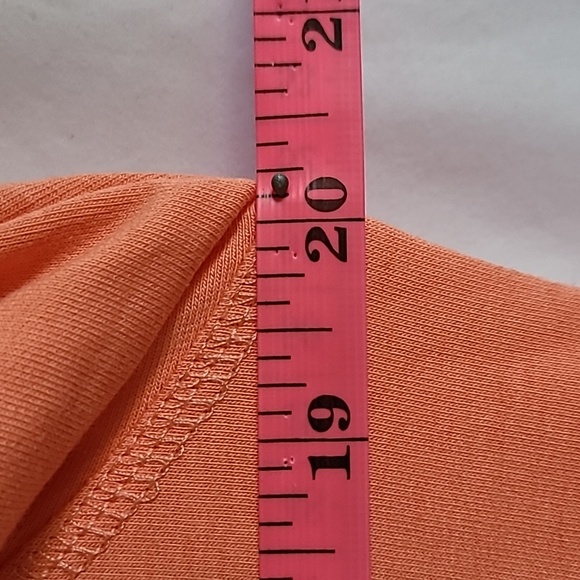 Palm Harbor Pullover Sweatshirt Bright Salmon Long Sleeve Size PL - Picture 8 of 10